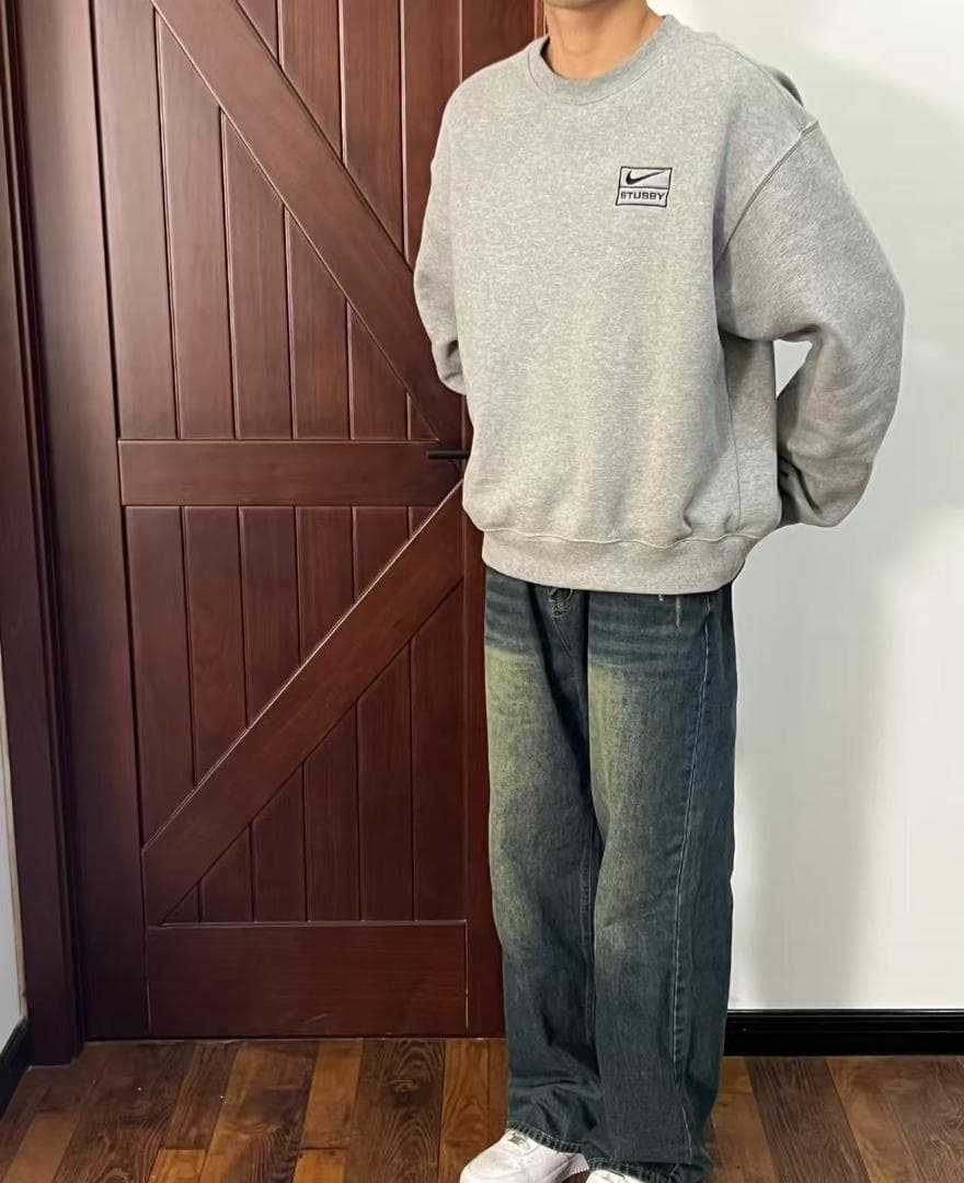Nike Stussy コラボ スウェット L グレー