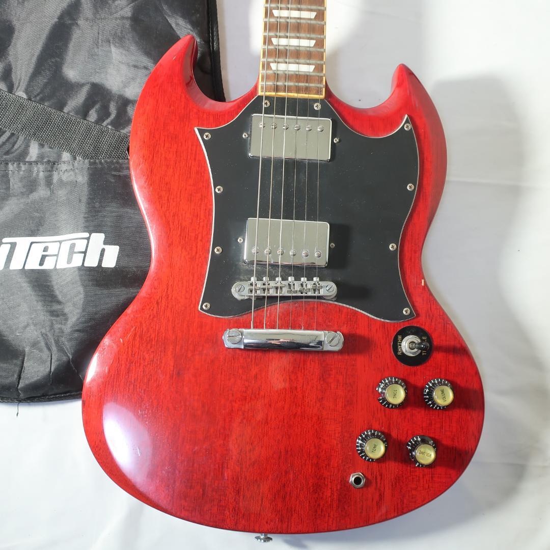 Maison SGタイプ エレキギター ケース付き セットネック