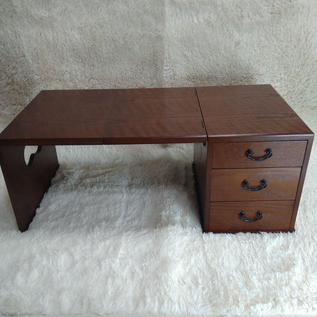 片袖机 折りたたみ文机 レトロ家具 アンティーク 時代家具