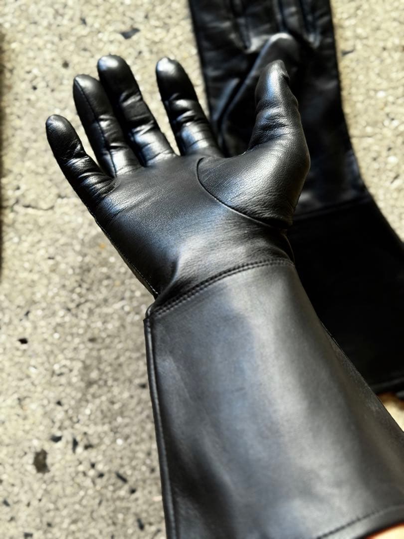 希少 Tough gloves レザーガントレットグローブ サイズ 6