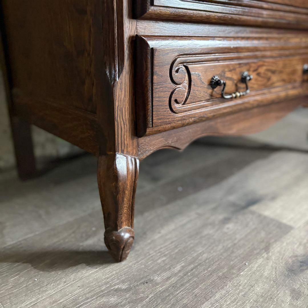 三越Brugge ルーマニア　猫脚チェスト　6段　ヴィンテージ