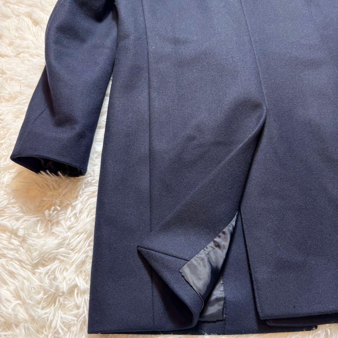 パンキー様極美品 Theory セオリー カシミヤ混 スタンドカラーコートBEL