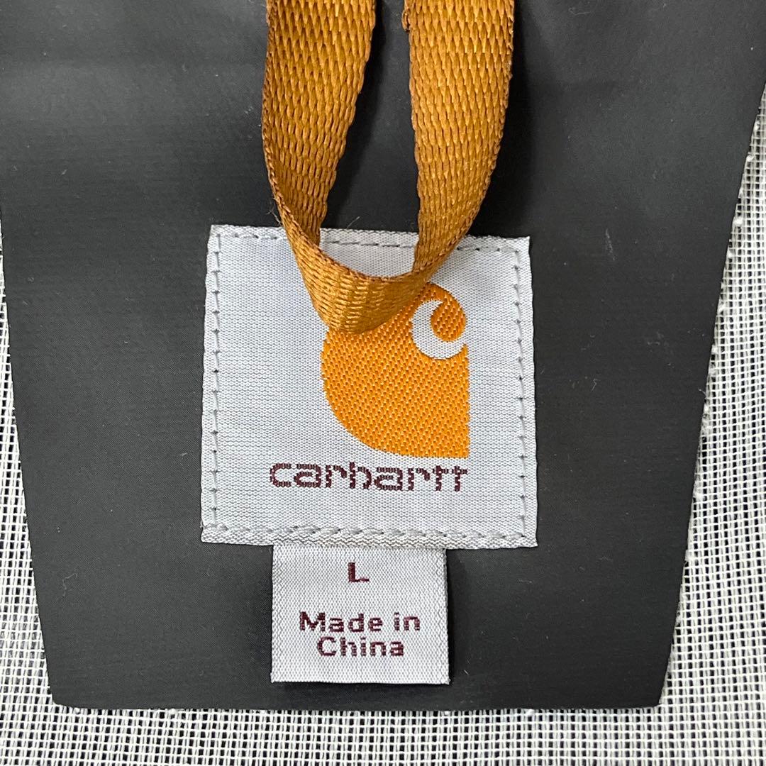 Carhartt メンズ ミッドウェイト 防水 レインストームコート L 黒