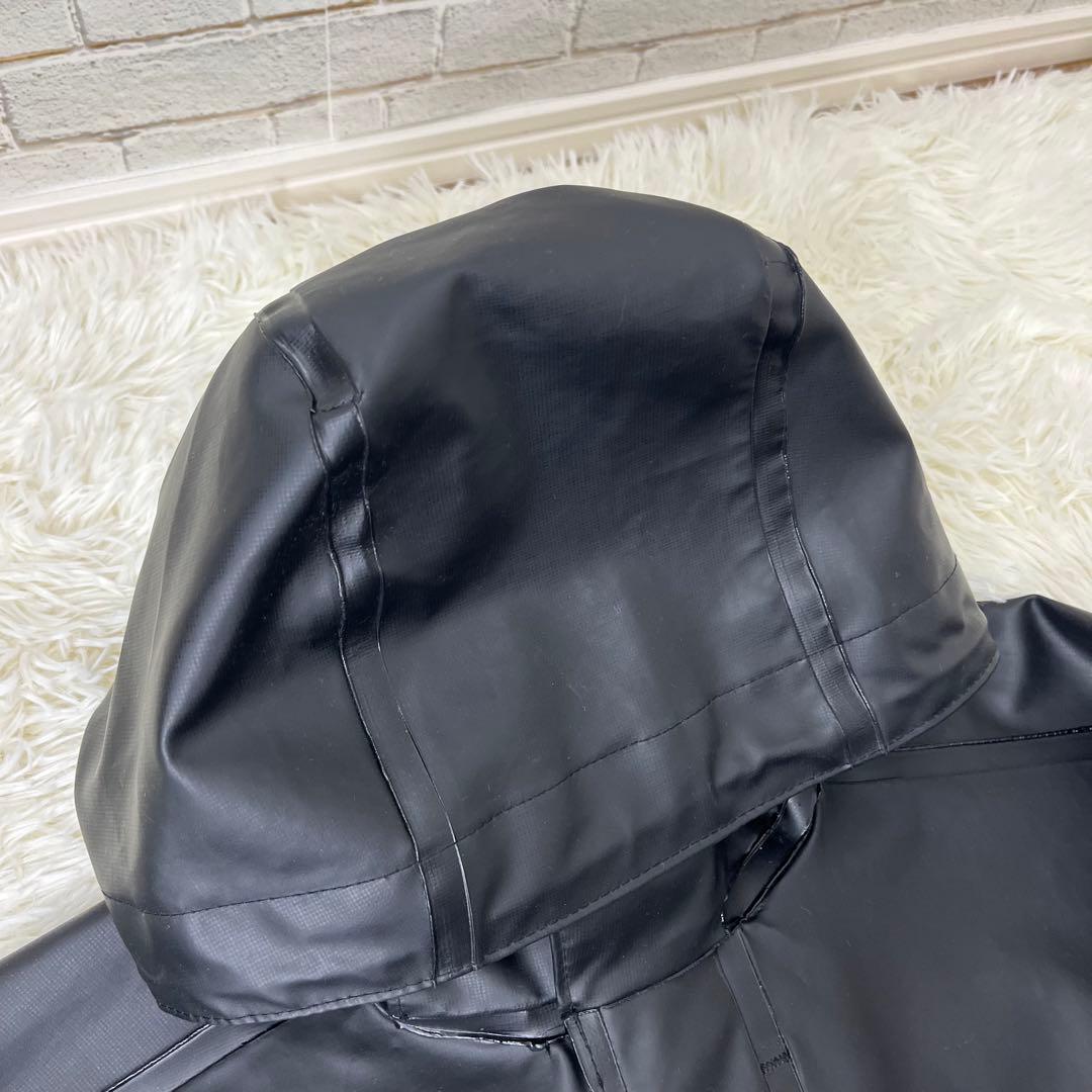 Carhartt メンズ ミッドウェイト 防水 レインストームコート L 黒