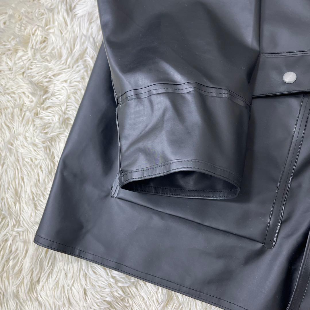 Carhartt メンズ ミッドウェイト 防水 レインストームコート L 黒