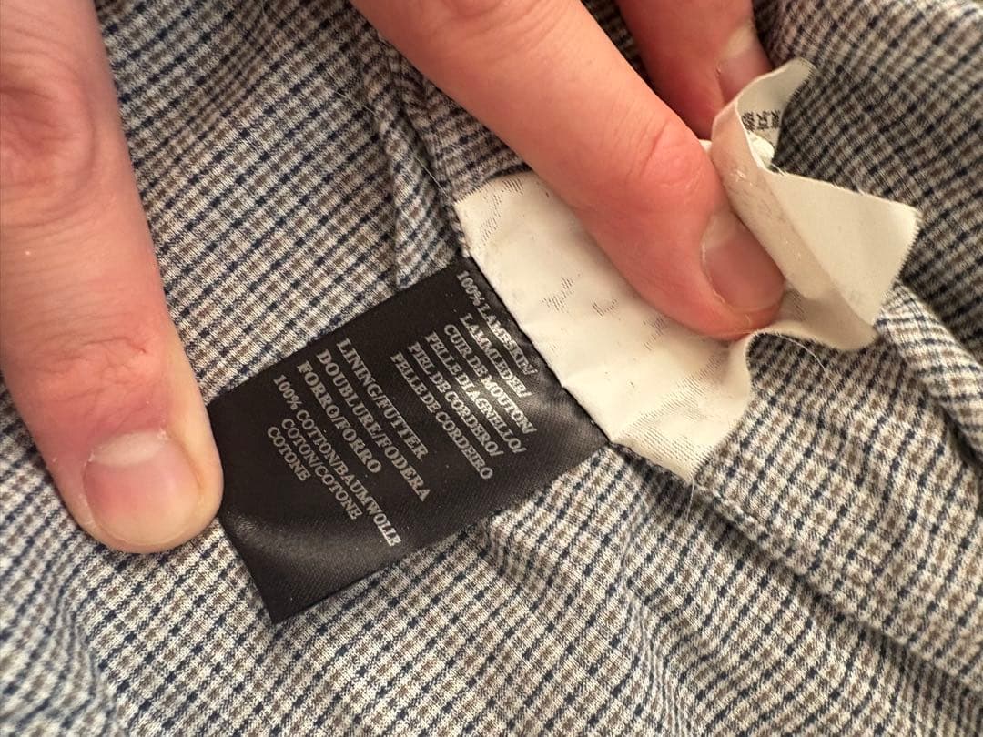 ARMANI COLLEZIONI レザージャケット