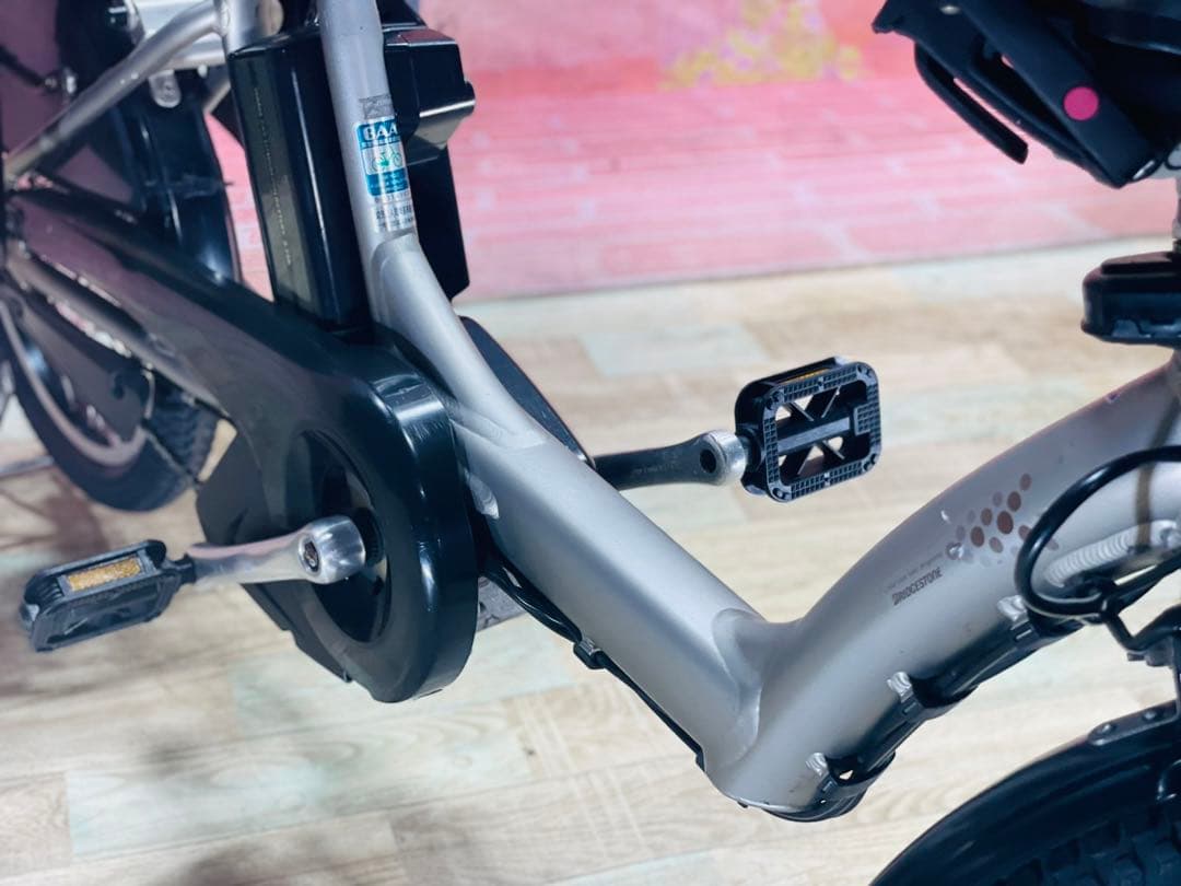 K2616 電動自転車ブリヂストン アンジェリーノ 子供乗せ 20インチ