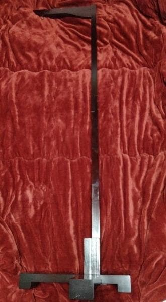 木製スタンド　150cm　簡易組み立て式　ヒートンから床まで142cm