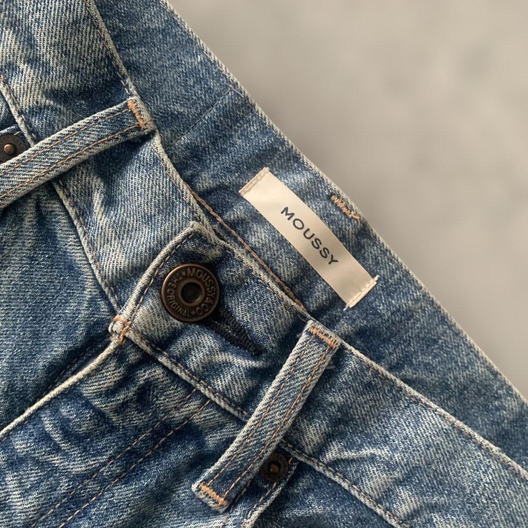 未使用級✨MOUSSYマウジーMVS FLARE フレアデニム　25