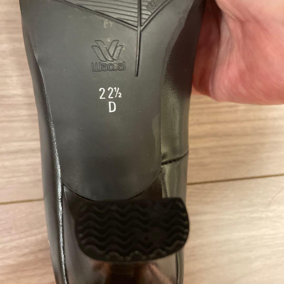 ワコール 黒 正規品ハイヒール高さ約7.5cm定価26800円