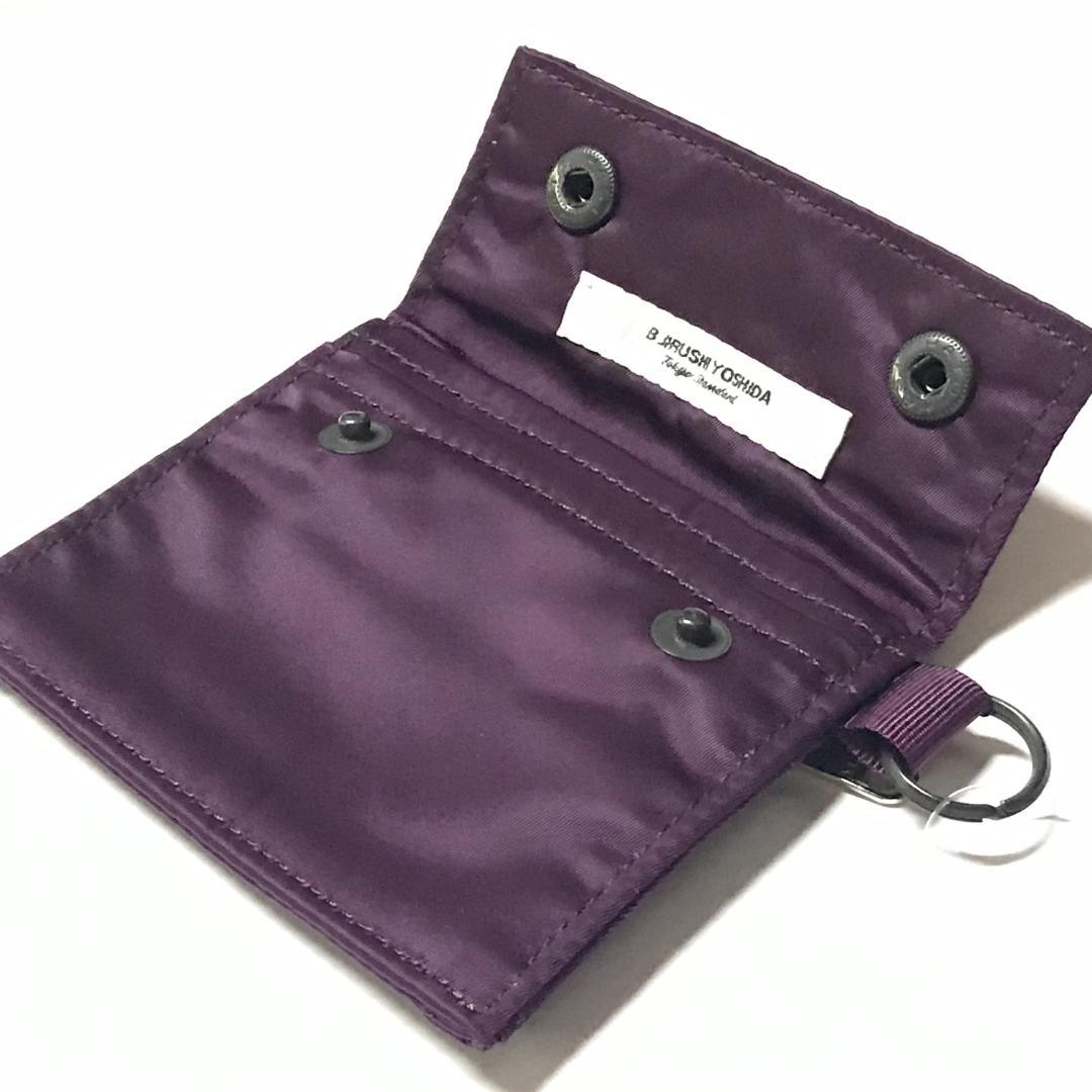 PORTER B印 YOSHIDA 別注 HOLIDAY WALLET S 紫