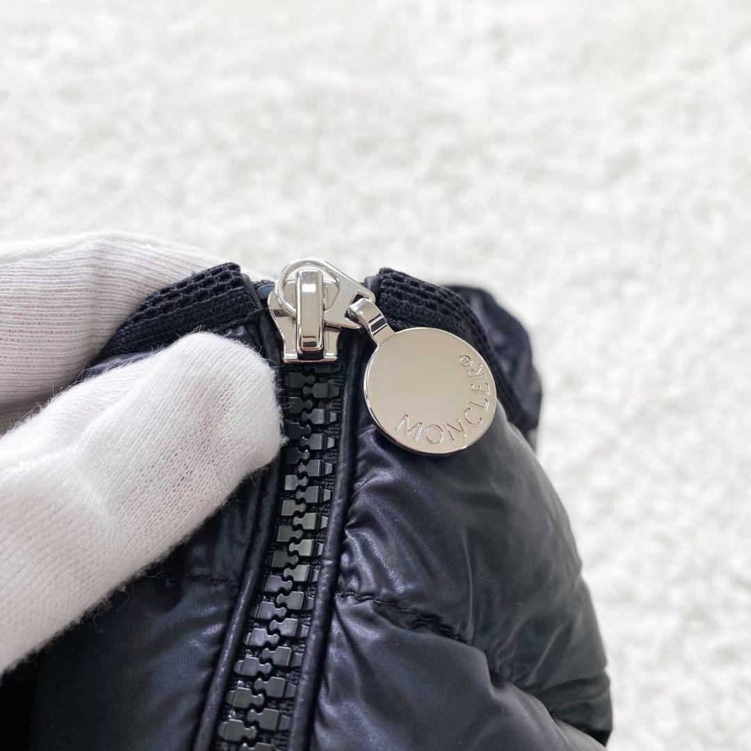 美品　モンクレール　Glygos Gilet 黒 ダウンベスト ジレ　0