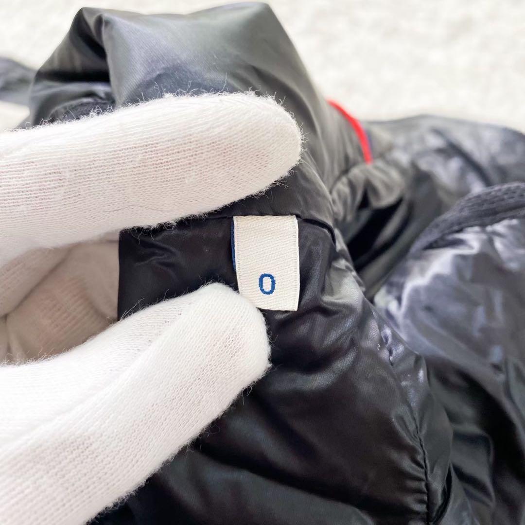 美品　モンクレール　Glygos Gilet 黒 ダウンベスト ジレ　0