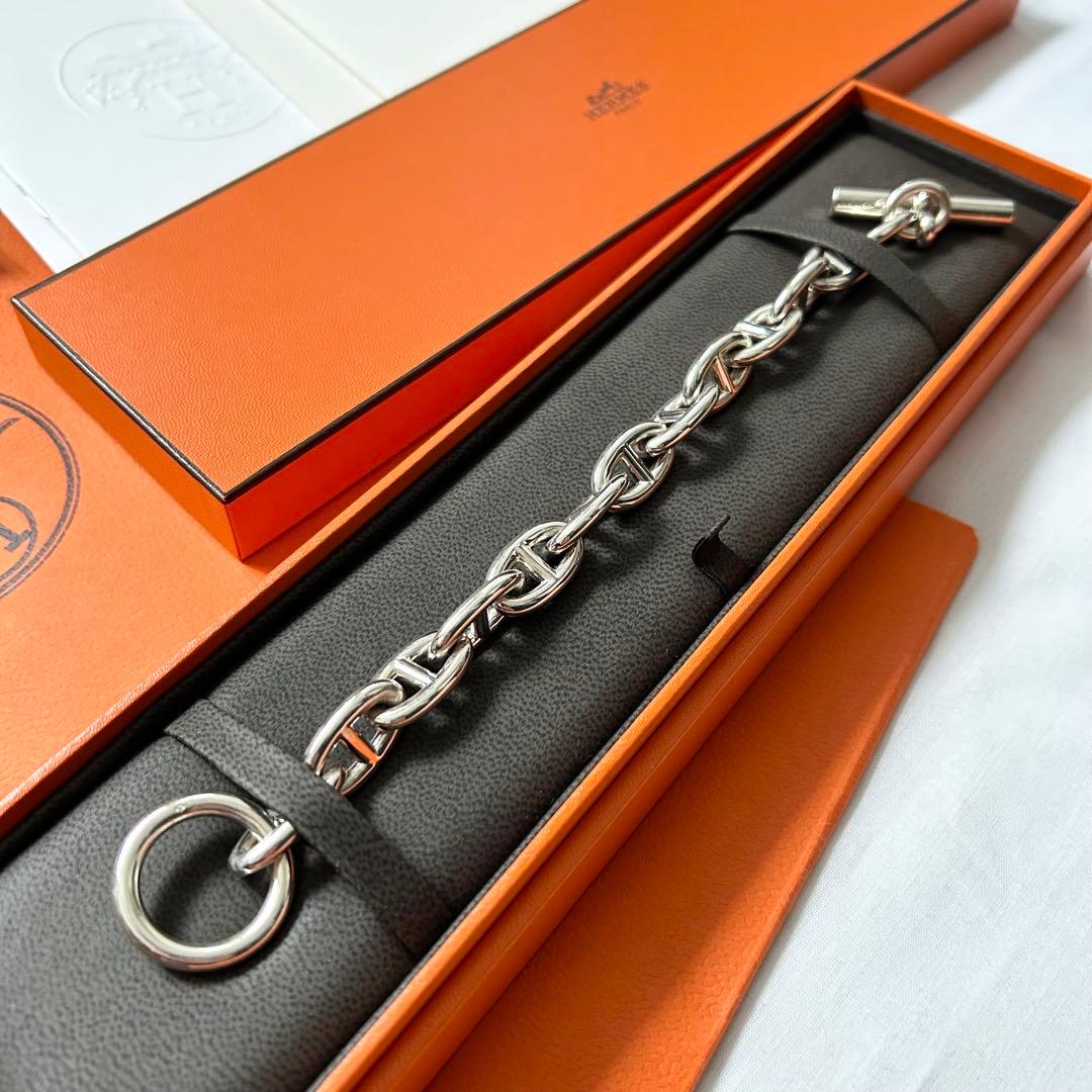 ■K■HERMES シェーヌ・ダンクル　GM13 シルバー925