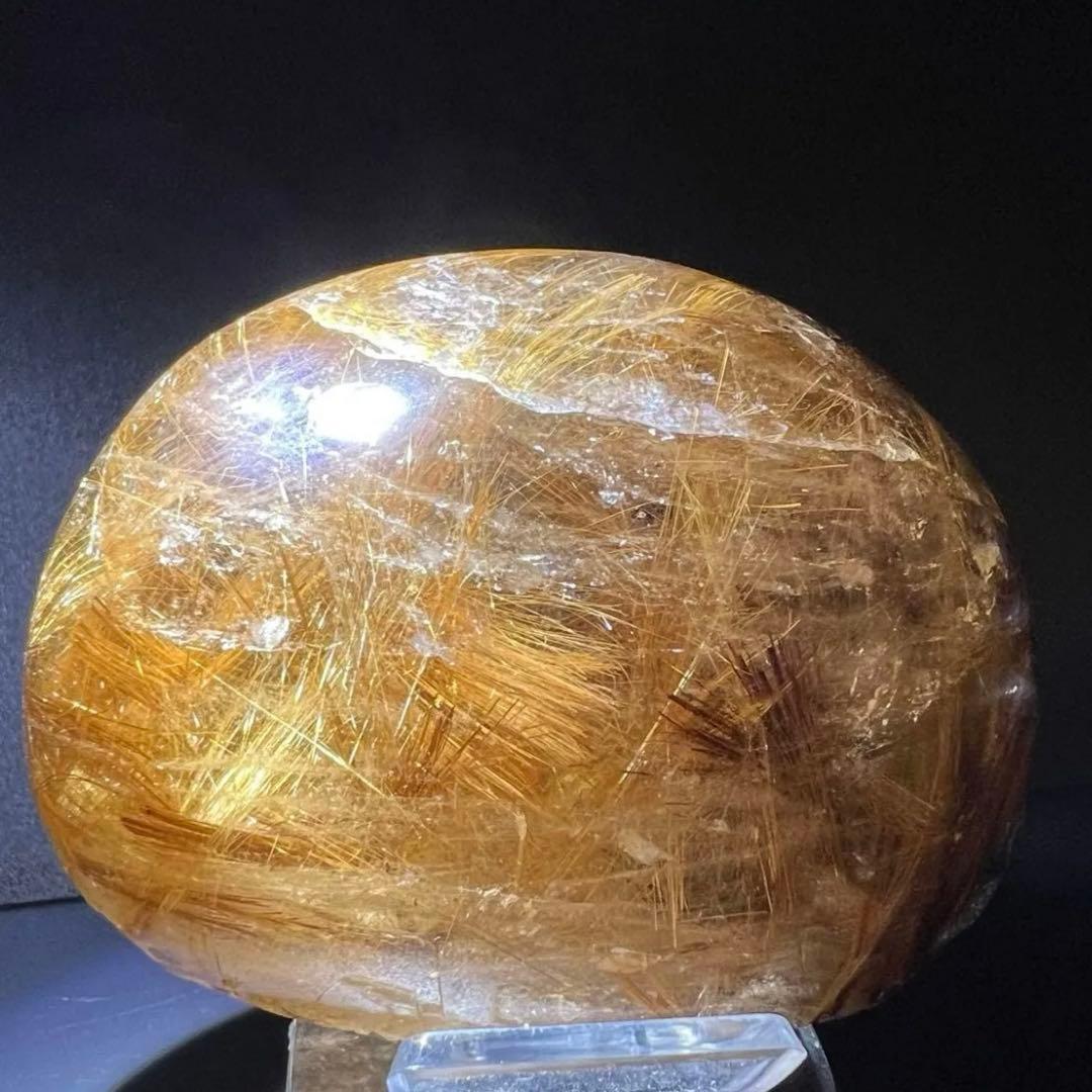 ☆金運アップ❗️☆極上タイチンルチルの密集☆太陽放射 ゴールドルチル 天然石 原石