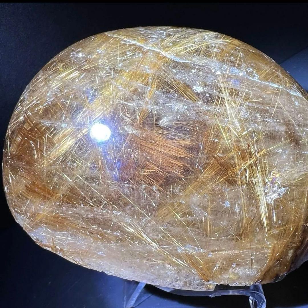 ☆金運アップ❗️☆極上タイチンルチルの密集☆太陽放射 ゴールドルチル 天然石 原石