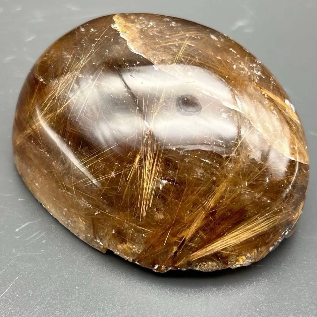 ☆金運アップ❗️☆極上タイチンルチルの密集☆太陽放射 ゴールドルチル 天然石 原石