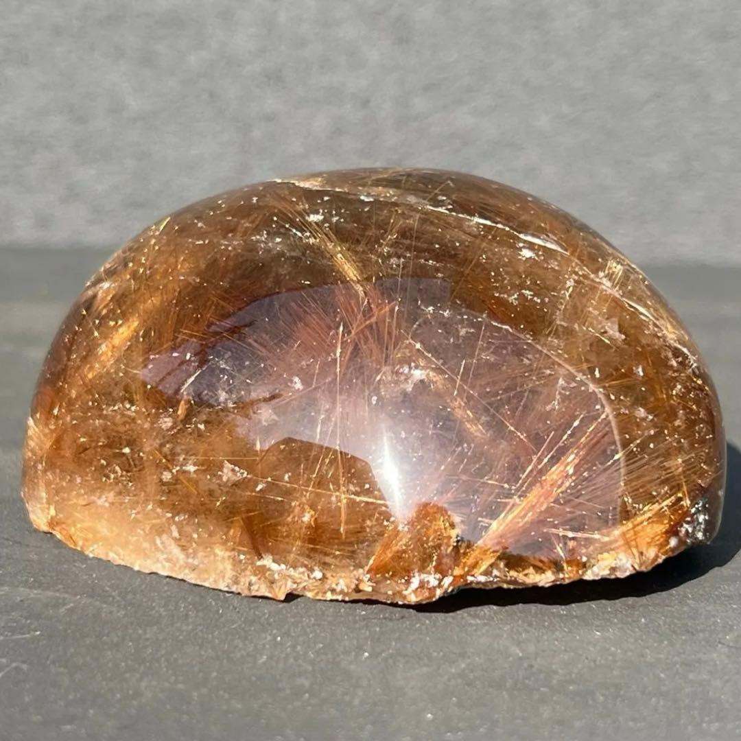 ☆金運アップ❗️☆極上タイチンルチルの密集☆太陽放射 ゴールドルチル 天然石 原石