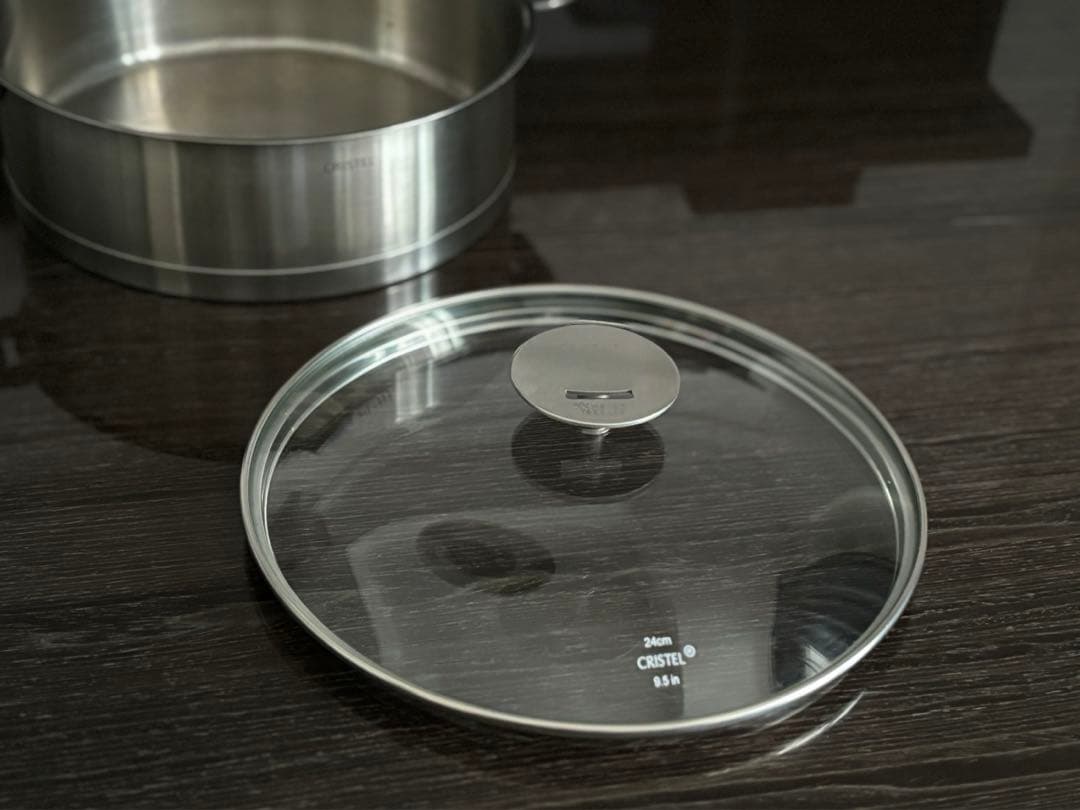 ✴︎CRISTEL クリステル L シリーズ 浅鍋 24cm✴︎蓋とセット