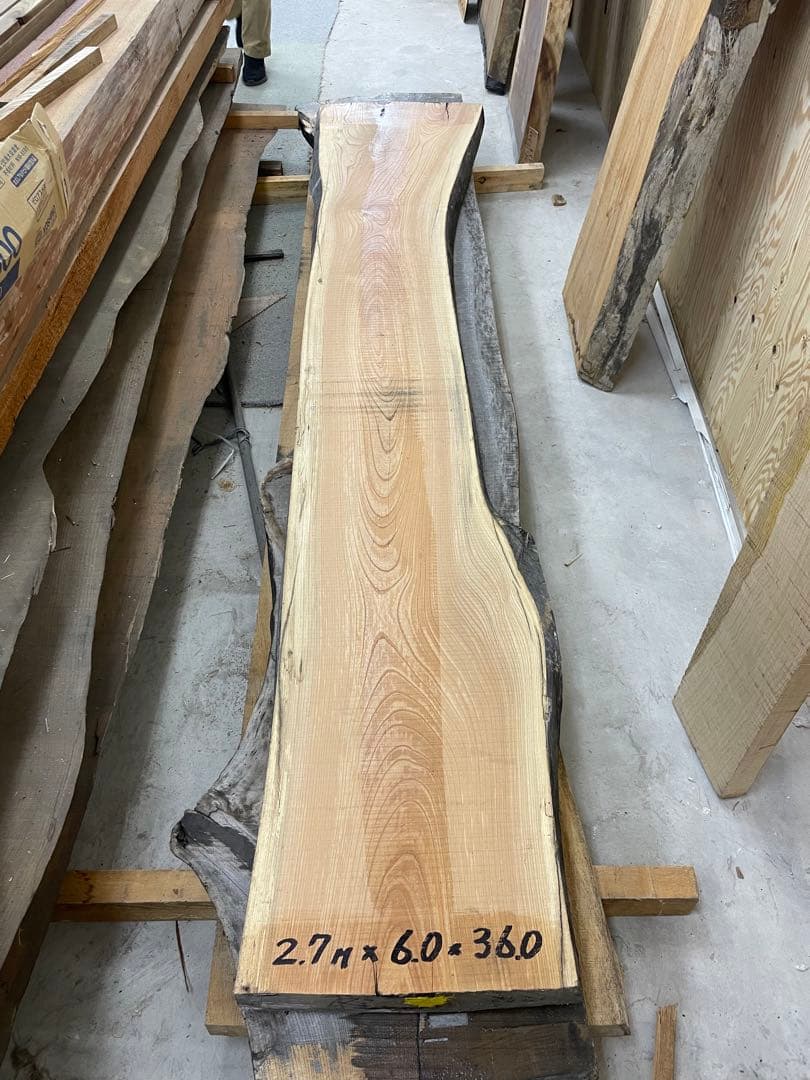 天然欅　DIY材　材木　テーブル　天板　カウンターテーブル　机