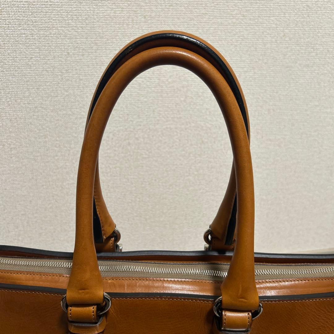 万双 マンソウ 双鞣和地 トートバッグ ビジネスバッグ