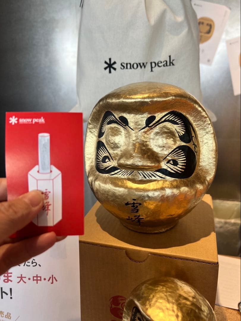 (TOKUKAI) peak 2026 ゴールド 大ダルマ置物