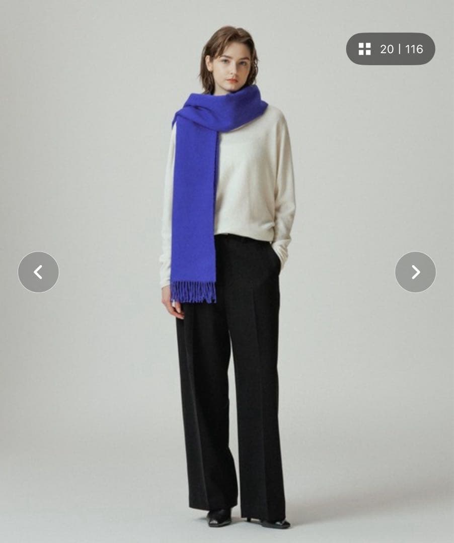 小物 [THE INOUE BROTHERS] EX Brushed Scarf