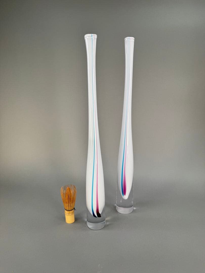 いけばな　池坊　草月　小原流　哨子 ガラス花器　花瓶　高さ54cm