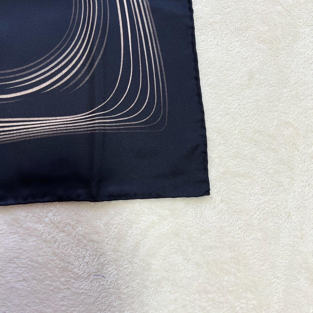 タグ付未使用　エルメス HERMES カレ90 スカーフ 24フォーブル　黒