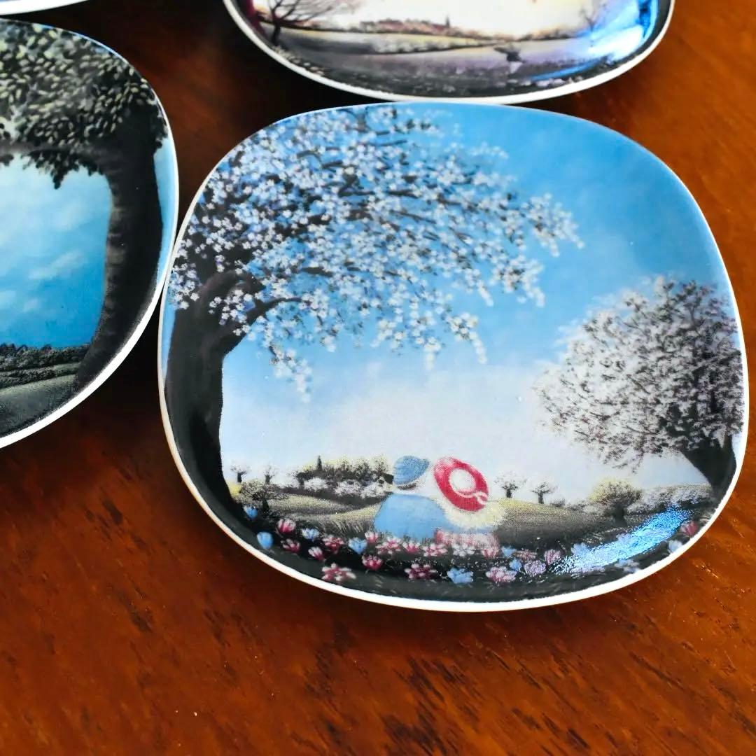 J5: ARABIA ウォールプレート 春夏秋冬 ４枚セット