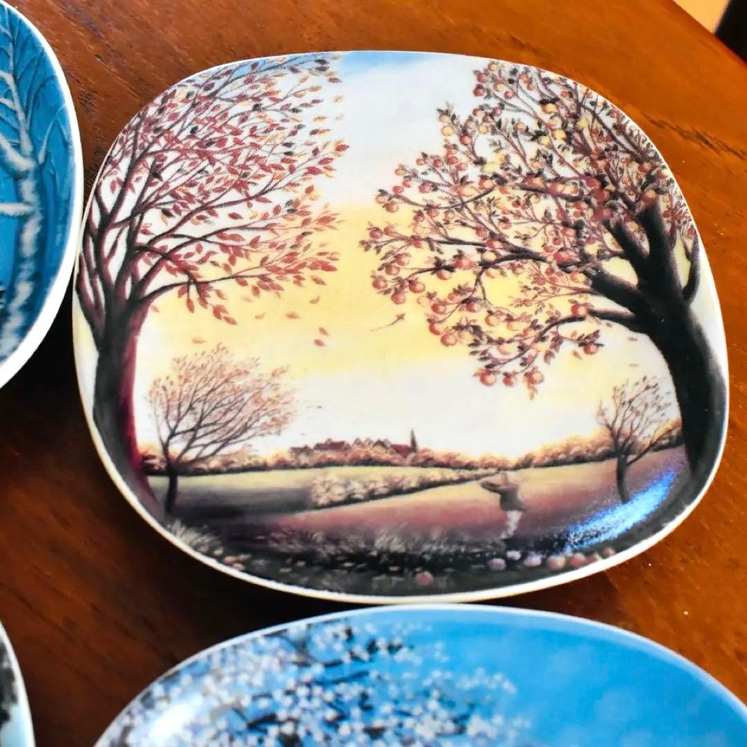 J5: ARABIA ウォールプレート 春夏秋冬 ４枚セット