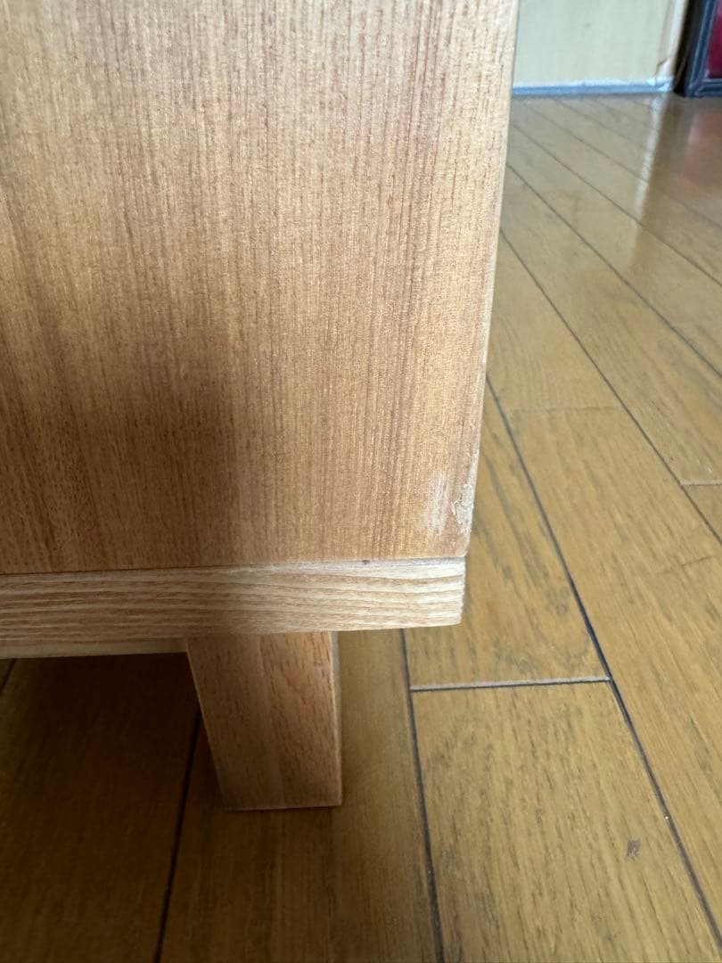 無印良品　木製4段チェスト　廃盤品。