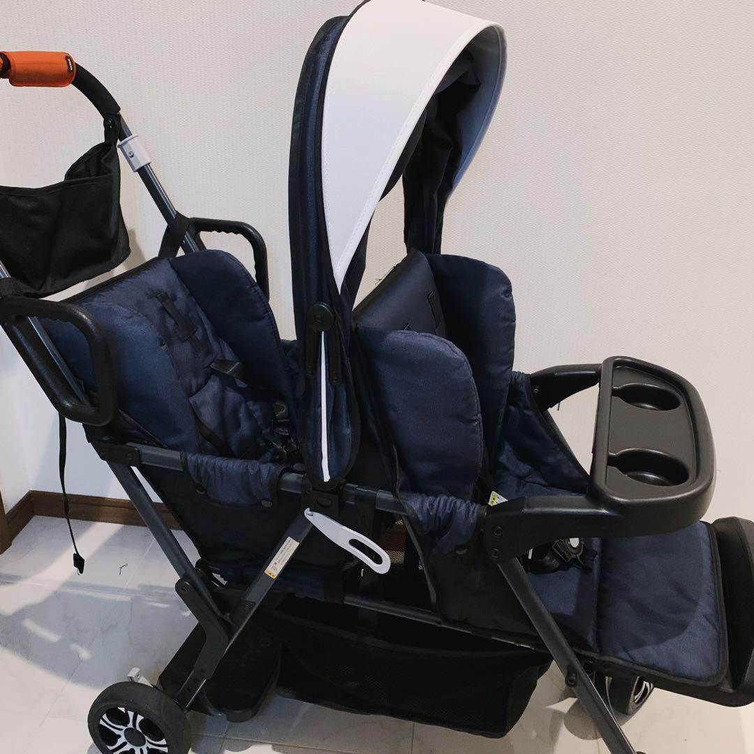 【♡美品♡】カトージ 二人乗りベビーカー　二人でゴー⭐︎