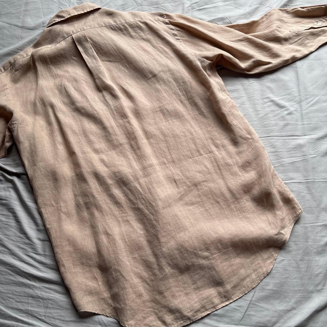 【90s】Ralph Lauren リネン サファリシャツ ワーク