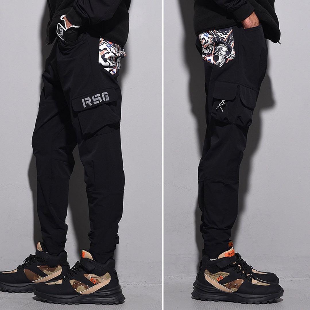 ラッセルノ ゴルフ ハーフジップ プルオーバー セットアップ ブラック L 5