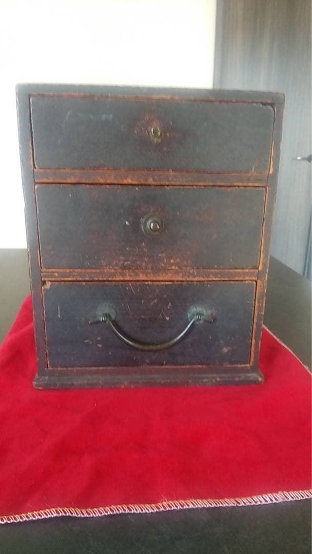 古箱　抽斗箪笥　小抽斗箪笥　時代箪笥　和箪笥　古家具　小物入れ　木箱