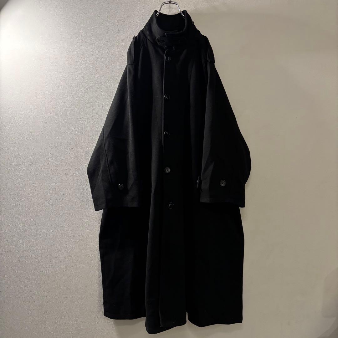 オーバーサイズ ARMY チェスターコート ミリタリー ブラック y2k