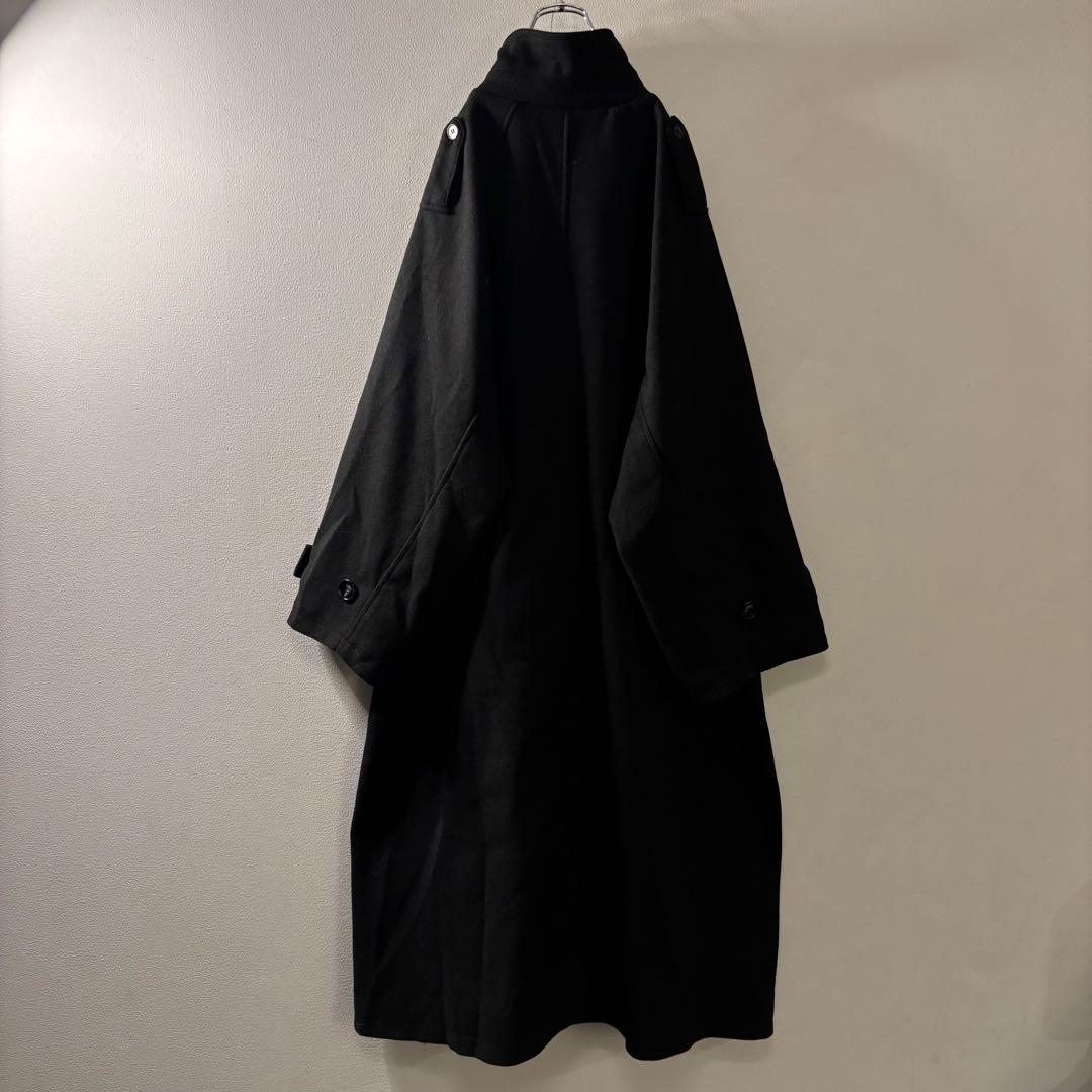 オーバーサイズ ARMY チェスターコート ミリタリー ブラック y2k