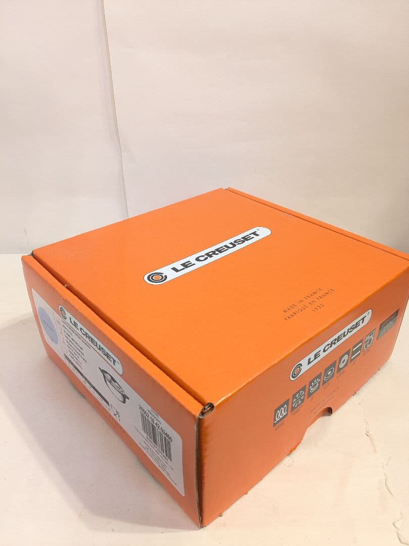 【未使用】ル・クルーゼ　ココット・ロンド　コースタルブルー　18cm