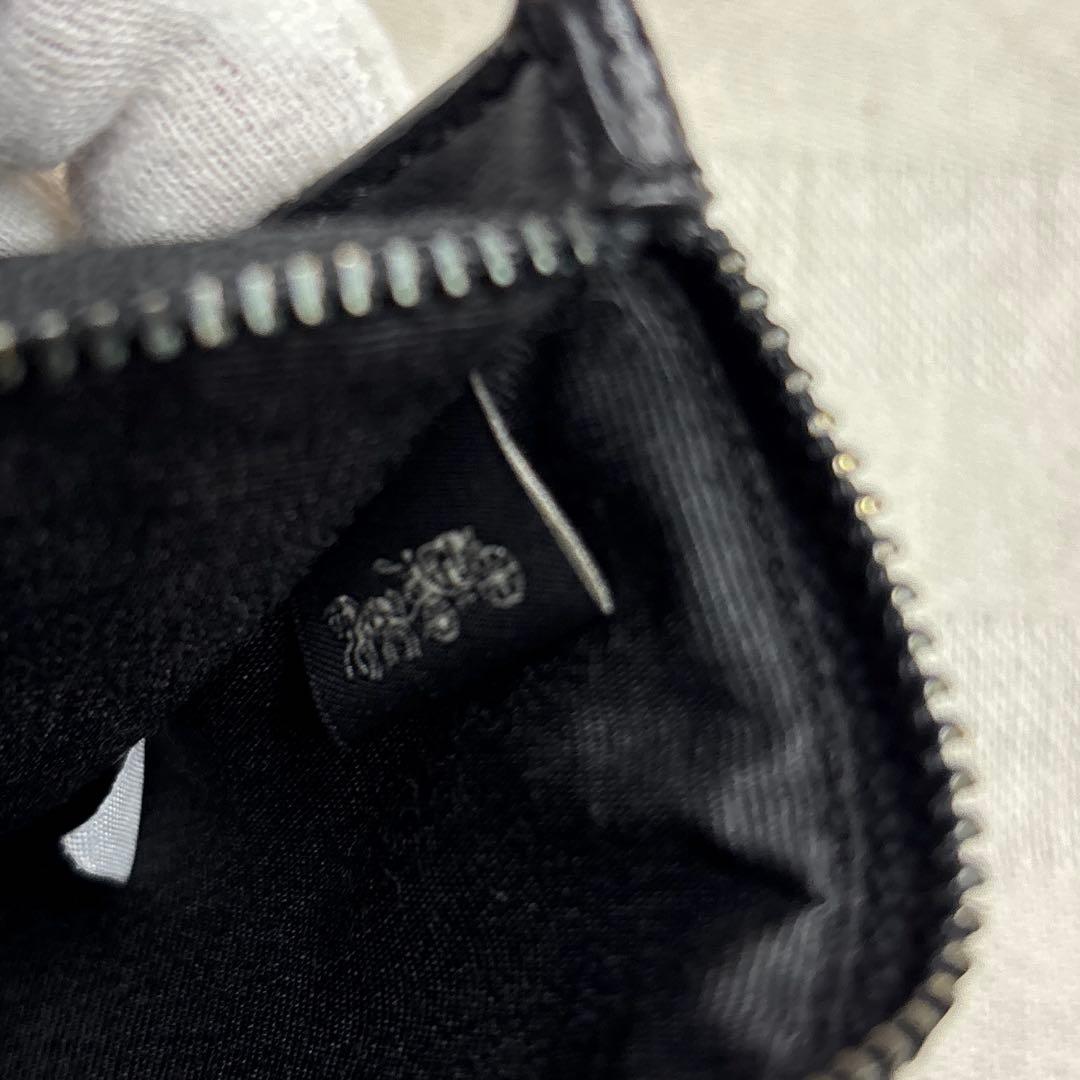 未使用♡COACHコーチシグネチャーマネークリップ折り財布
