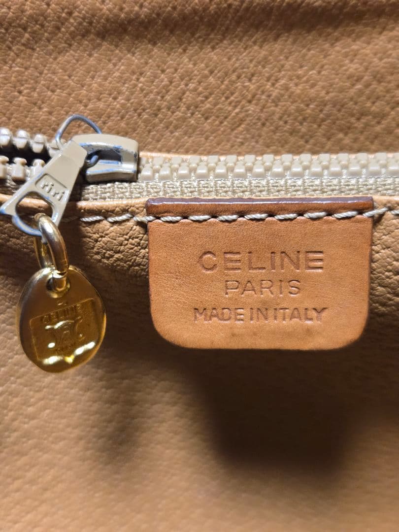 CELINE　セリーヌ　ブラウン　マカダム　トートバッグ　バケツ型