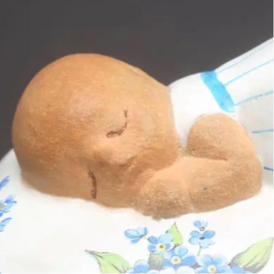 Lisa Larson  /  bebis på kudde