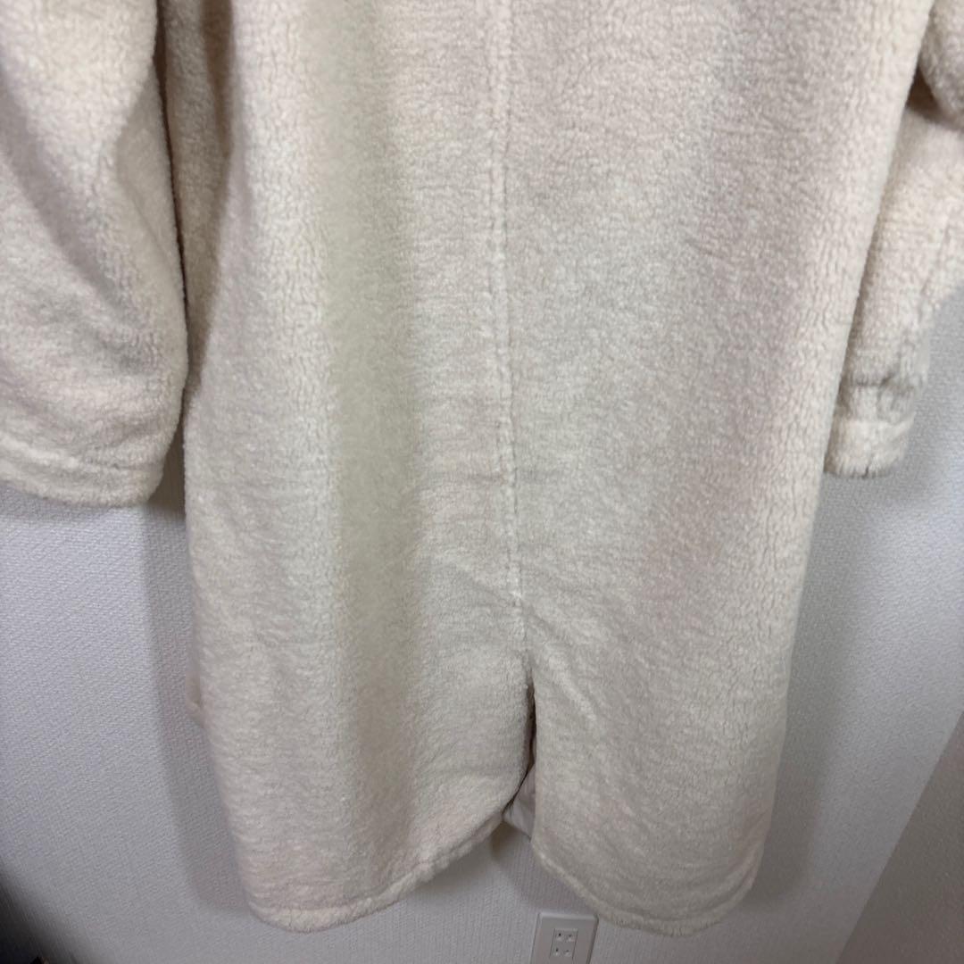 LASUD ボアコート　アイボリー　未使用品サイズ9号　定価34000円タグ無し