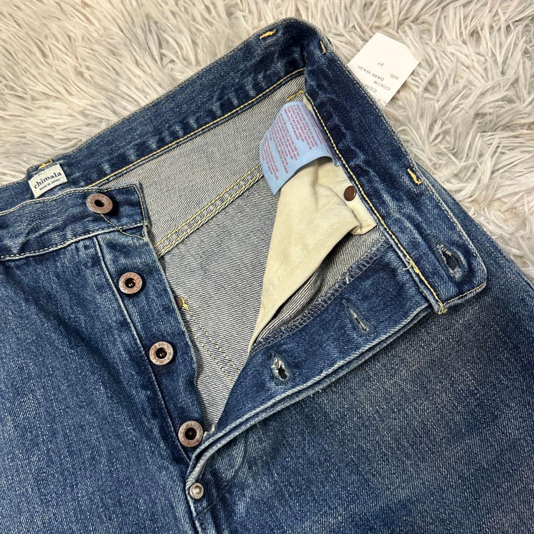 【新品】chimala SELVEDGE DENIM インディゴ染め 27サイズ