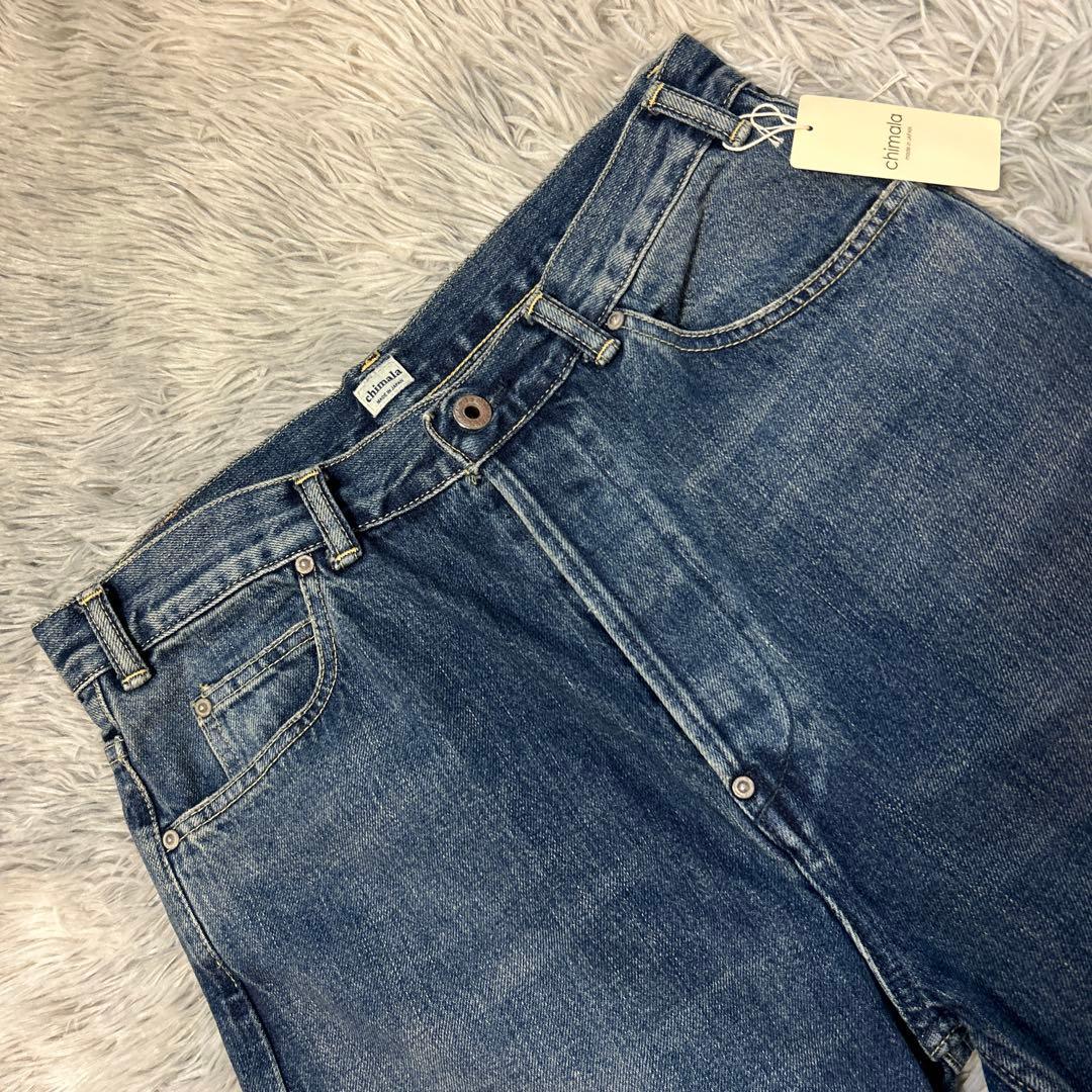 【新品】chimala SELVEDGE DENIM インディゴ染め 27サイズ