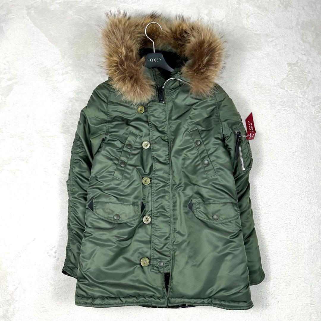 希少コラボ☆X-girl×ALPHA N-3B フライトジャケット Y2K 2