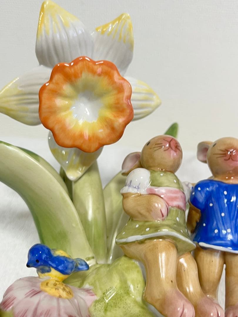 陶器　ビレロイ&ボッホ Villerndy&boch うさぎの家族