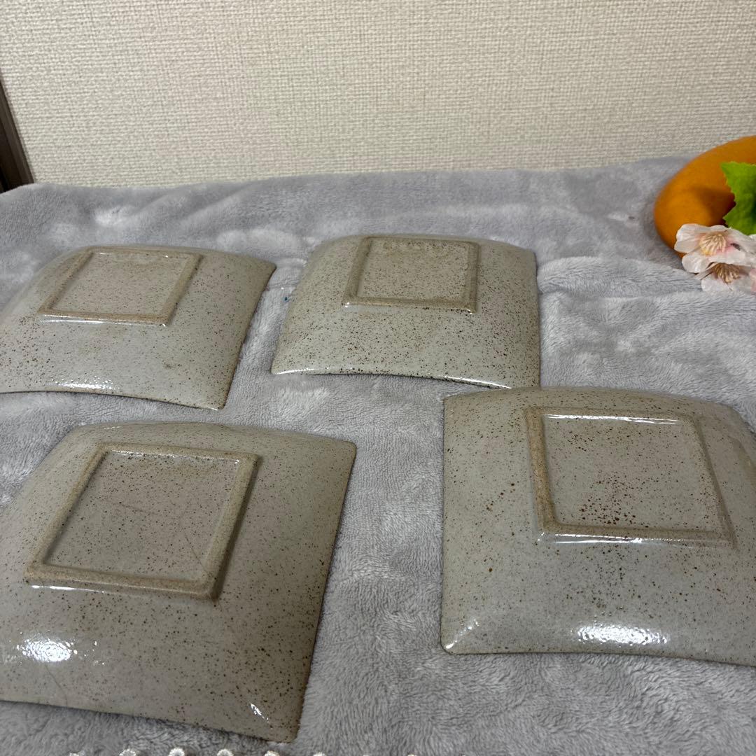 ★おまとめ割 SALE開催中★ f2 お洒落で可愛い和風の角皿4点セット