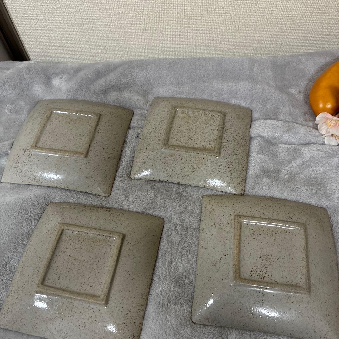 ★おまとめ割 SALE開催中★ f2 お洒落で可愛い和風の角皿4点セット