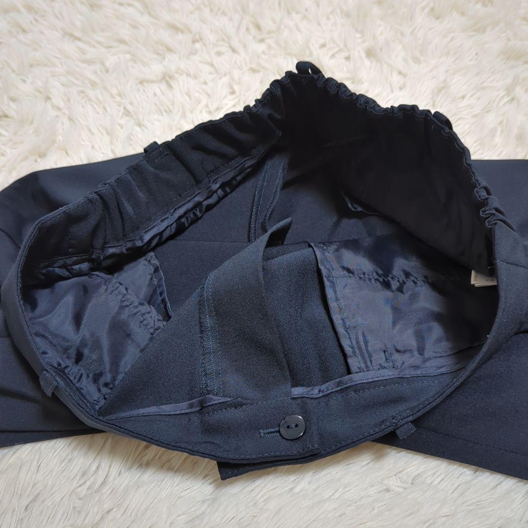 新品 アッドルージュ 15 ノーカラーパンツスーツ 洗える 大きいサイズ